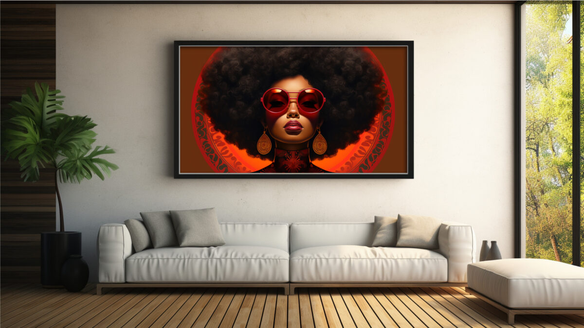 Aura Noir – Black Art Portrait Digital Download | AfroSoulVibe - Image 6