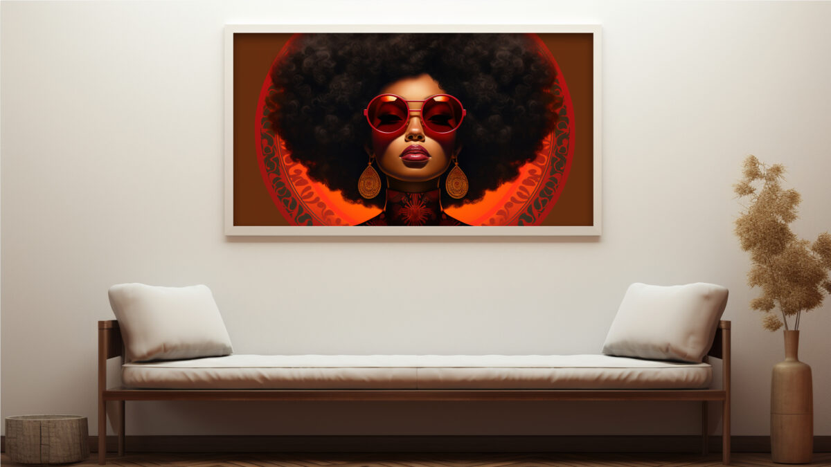 Aura Noir – Black Art Portrait Digital Download | AfroSoulVibe - Image 10