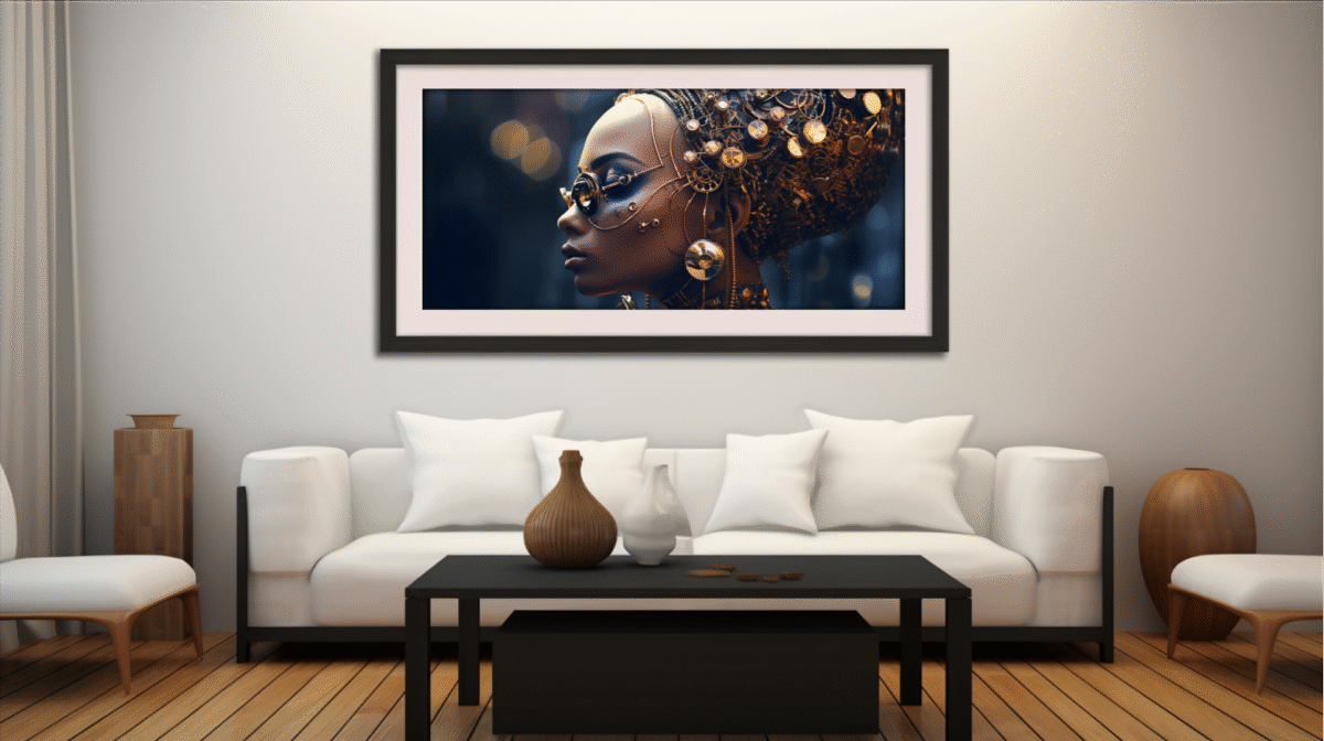 Alloy Diva – Afrocentric Sci-Fi Digital Art Print | AfroSoulVibe - Image 6