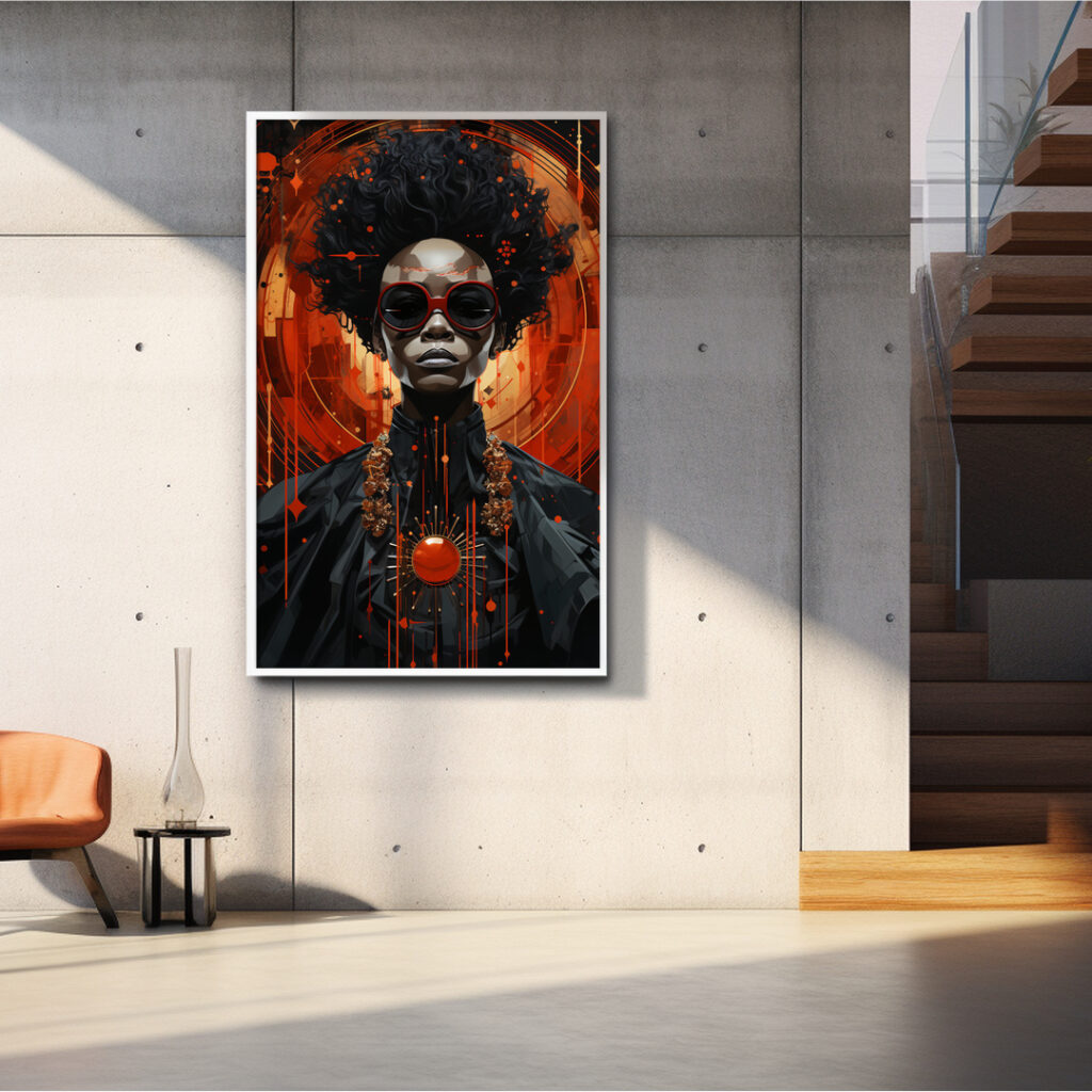 Nova Monarch – Painterly Portrait Art Print (Multi-Size Pack)