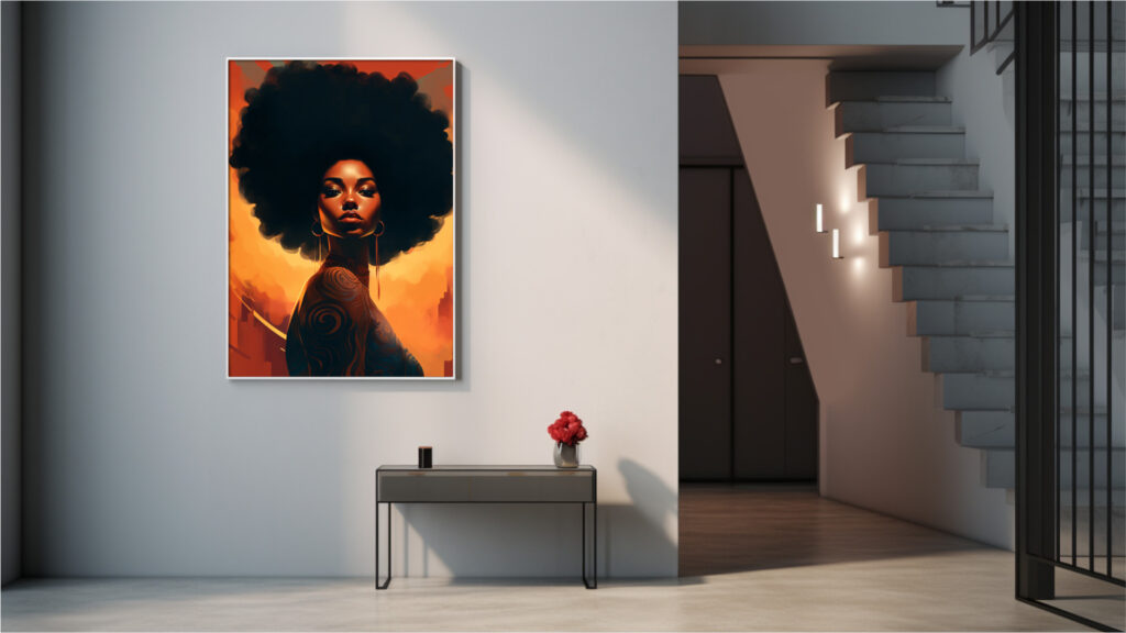 Mother Diva – Afrocentric Digital Art (Vertical Multi-Size Pack) - Image 8