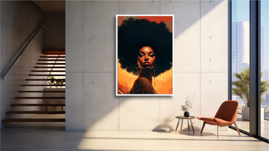 Mother Diva – Afrocentric Digital Art (Vertical Multi-Size Pack) - Image 5