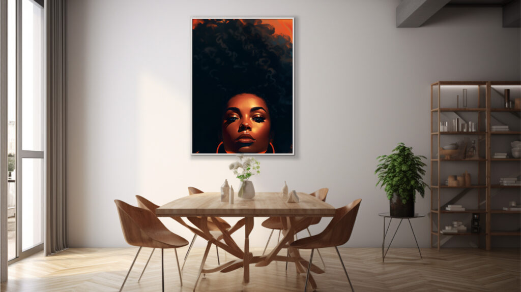 Auric Empress – Afrocentric Digital Art (Multi-Size Pack) - Image 9
