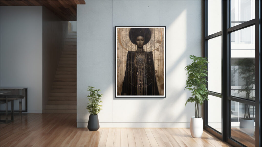 Astra-Majesty – Afrocentric Digital Art (Multi-Size Pack) - Image 7