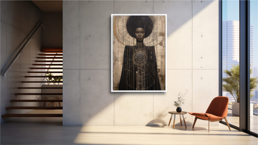 Astra-Majesty – Afrocentric Digital Art (Multi-Size Pack) - Image 5