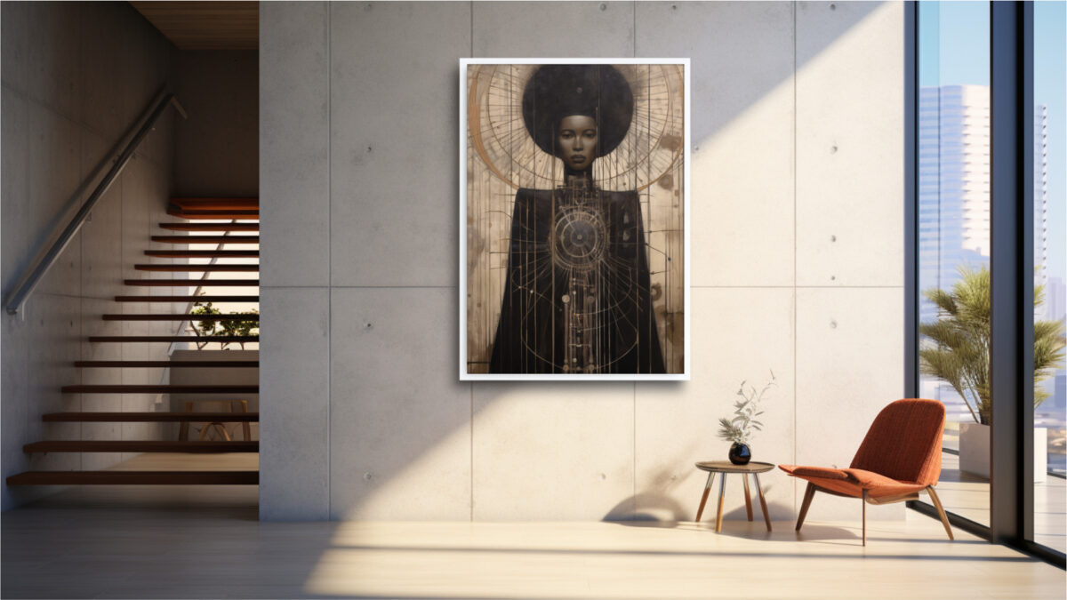 Astra-Majesty – Afrocentric Digital Art (Multi-Size Pack) - Image 5