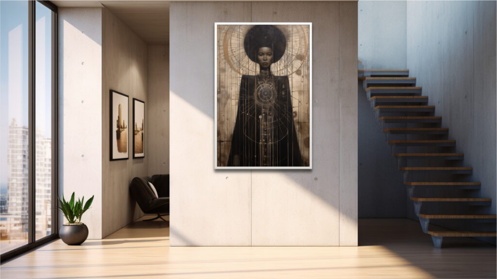 Astra-Majesty – Afrocentric Digital Art (Multi-Size Pack) - Image 4