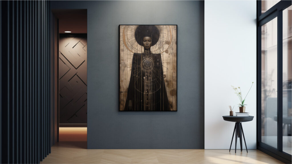 Astra-Majesty – Afrocentric Digital Art (Multi-Size Pack) - Image 3
