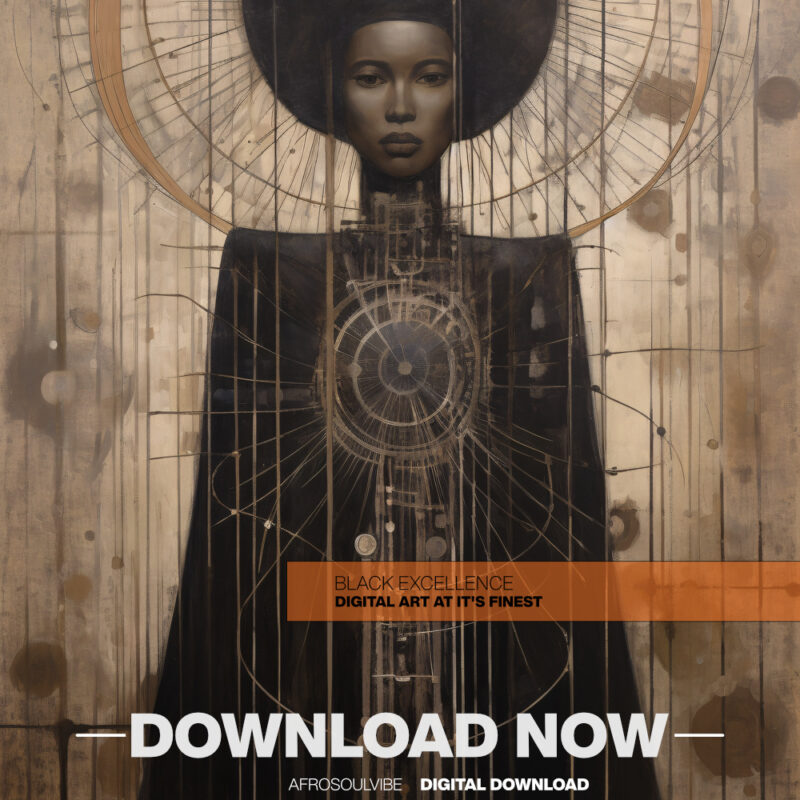 Alternative view of Astra-Majesty – Afrocentric Digital Art (Multi-Size Pack)