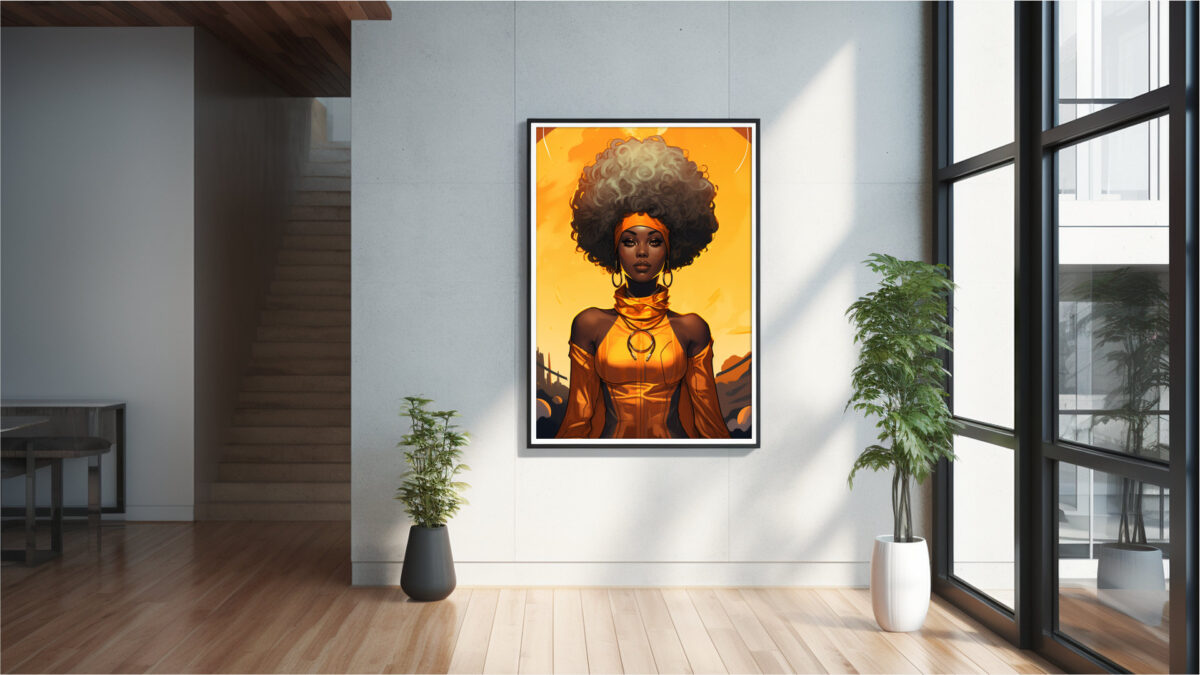 Aurora Zenith – Afrocentric Digital Art (Multi-Size Pack) - Image 7
