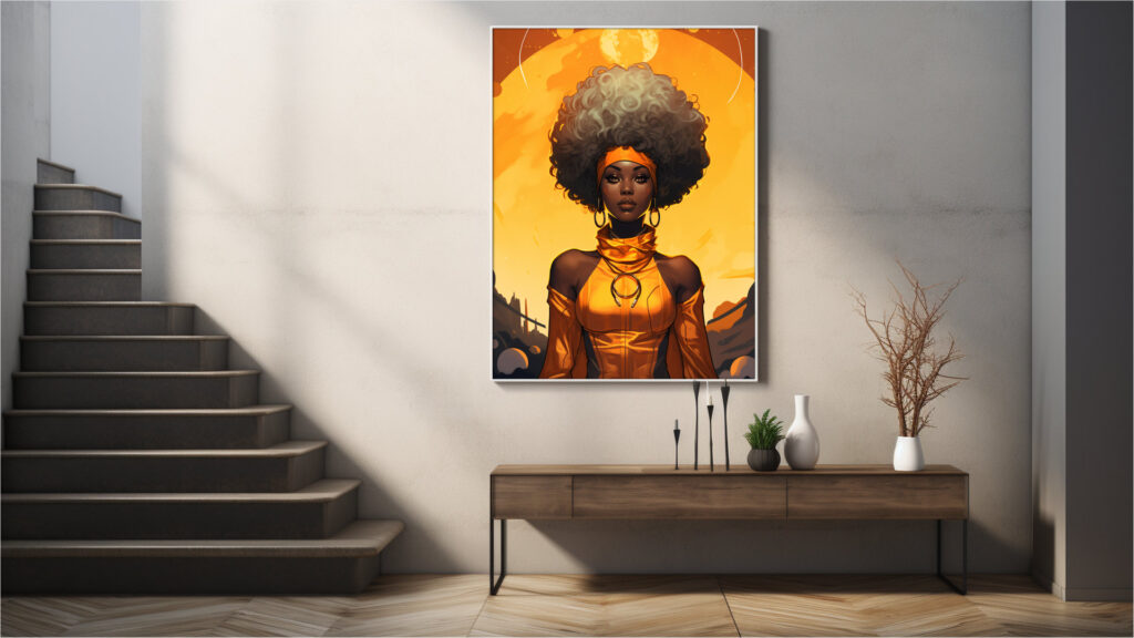 Aurora Zenith – Afrocentric Digital Art (Multi-Size Pack) - Image 6