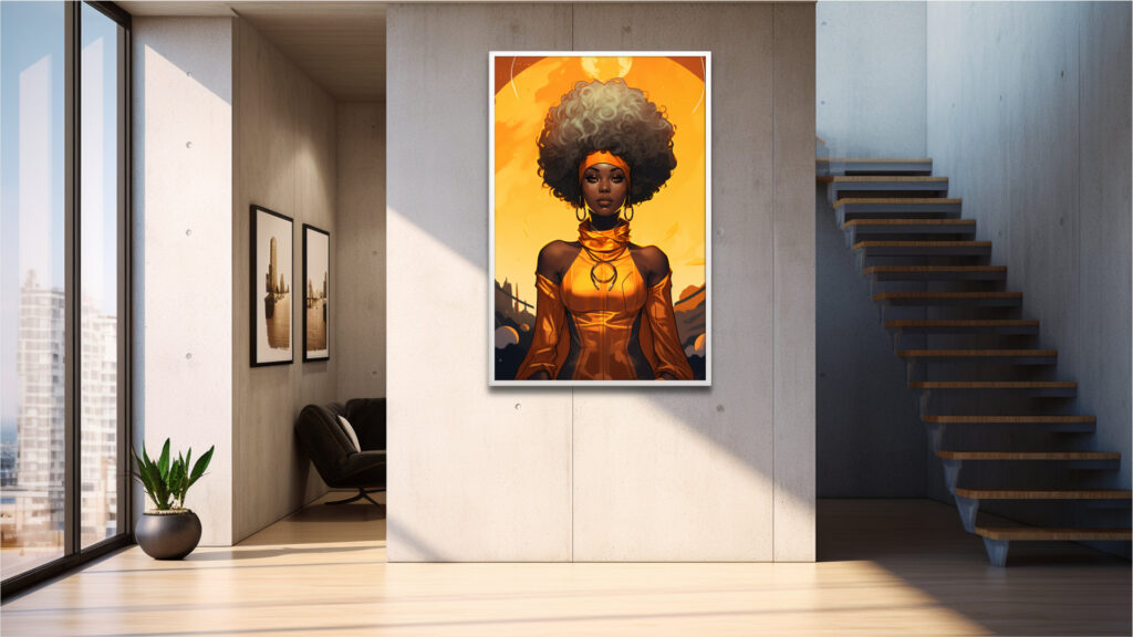 Aurora Zenith – Afrocentric Digital Art (Multi-Size Pack) - Image 4