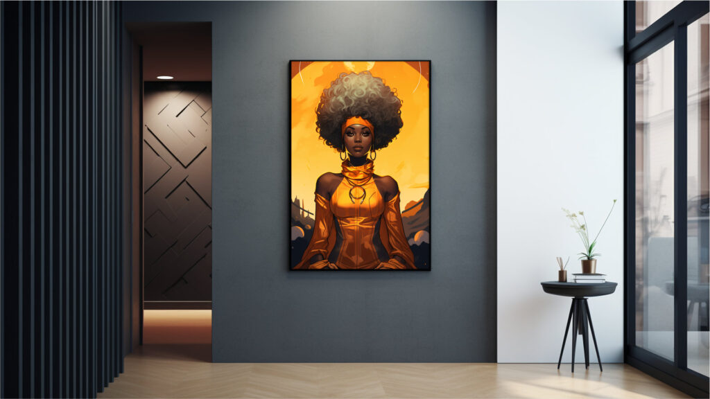 Aurora Zenith – Afrocentric Digital Art (Multi-Size Pack) - Image 3