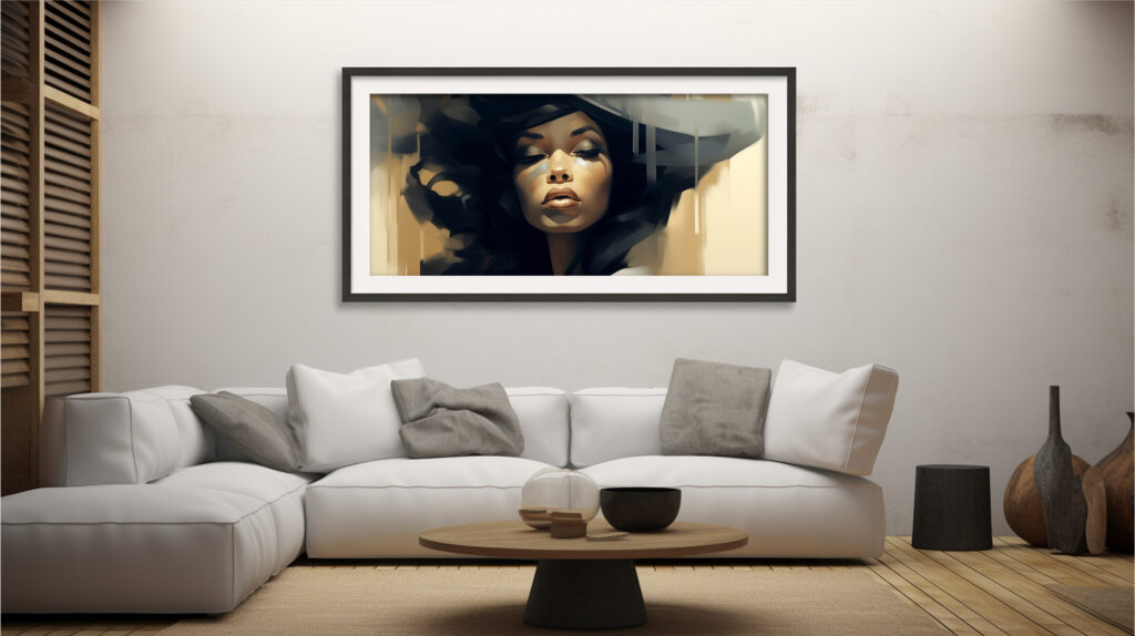 Velvet Eclipse – Painterly Digital Art Print (Multi-Size Pack) - Image 7