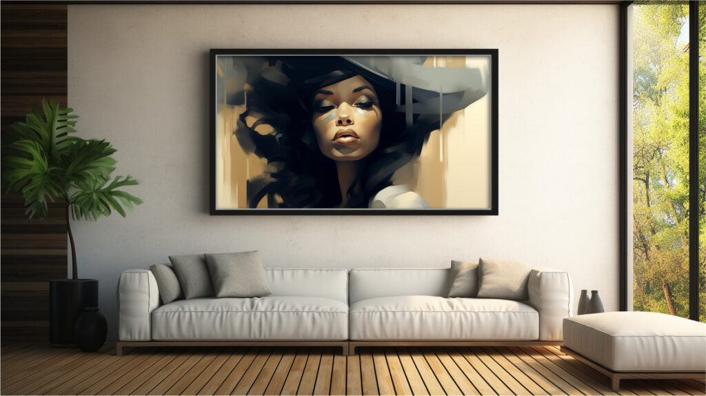 Velvet Eclipse – Painterly Digital Art Print (Multi-Size Pack) - Image 6