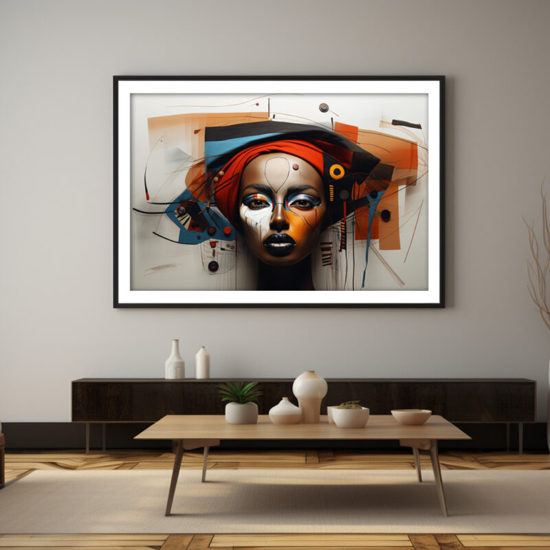 Pantheon Chromatique – Avant-Garde Digital Art Print (Multi-Size Pack)