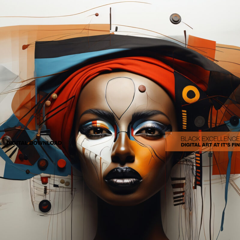 Alternative view of Pantheon Chromatique – Avant-Garde Digital Art Print (Multi-Size Pack)