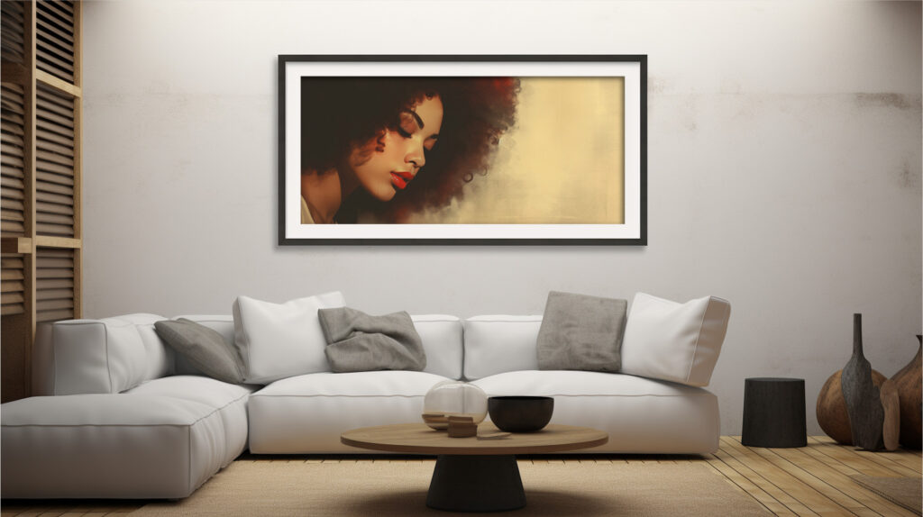 Crimson Hush – Painterly Digital Art Print (Multi-Size Pack) - Image 9