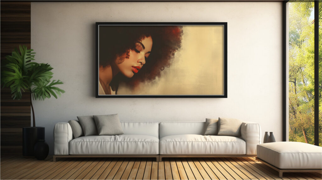 Crimson Hush – Painterly Digital Art Print (Multi-Size Pack) - Image 8