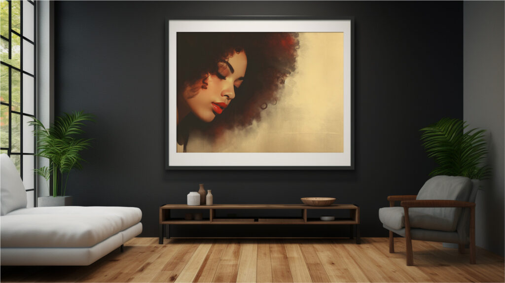 Crimson Hush – Painterly Digital Art Print (Multi-Size Pack) - Image 7