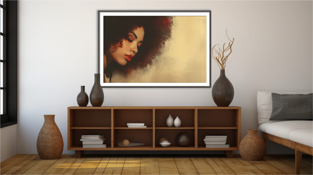 Crimson Hush – Painterly Digital Art Print (Multi-Size Pack) - Image 6