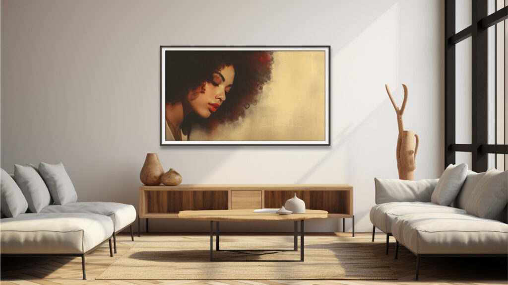 Crimson Hush – Painterly Digital Art Print (Multi-Size Pack) - Image 5