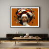 Chronos Crown – Afrofuturist Digital Art Print (Multi-Size Pack)