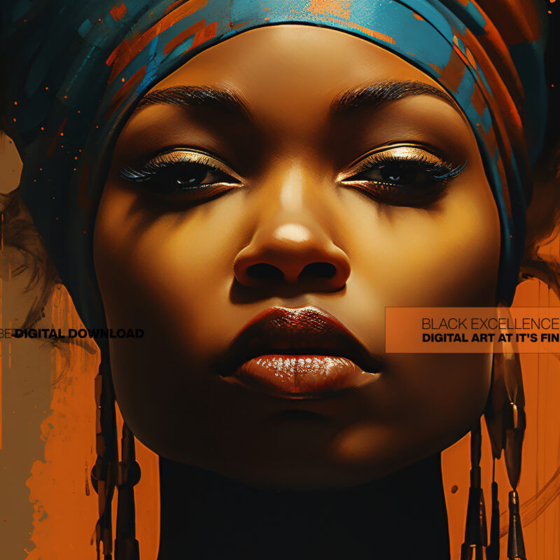 Alternative view of Aura Umber – Painterly Art Print Download (Multi-Size Pack)