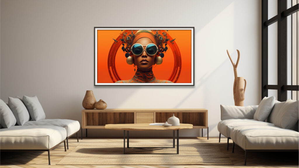 Halo Solara – Afrofuturist Digital Art Print (Multi-Size Pack) - Image 5