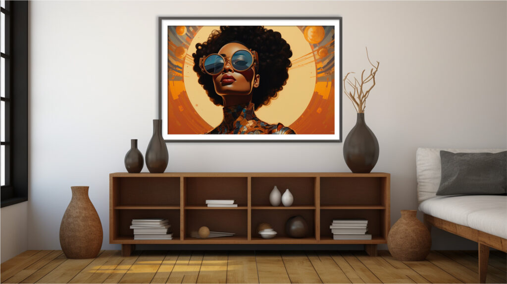 Solis Nova – Afrofuturist Digital Art Print (Multi-Size Pack) - Image 6