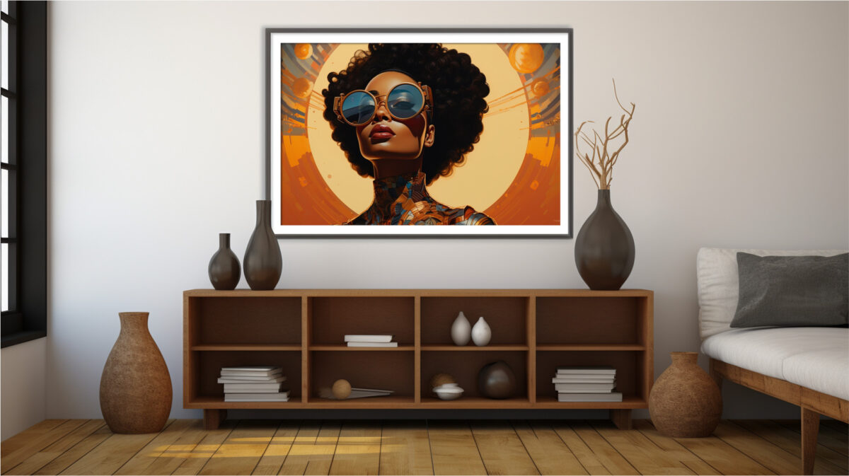 Solis Nova – Afrofuturist Digital Art Print (Multi-Size Pack) - Image 6