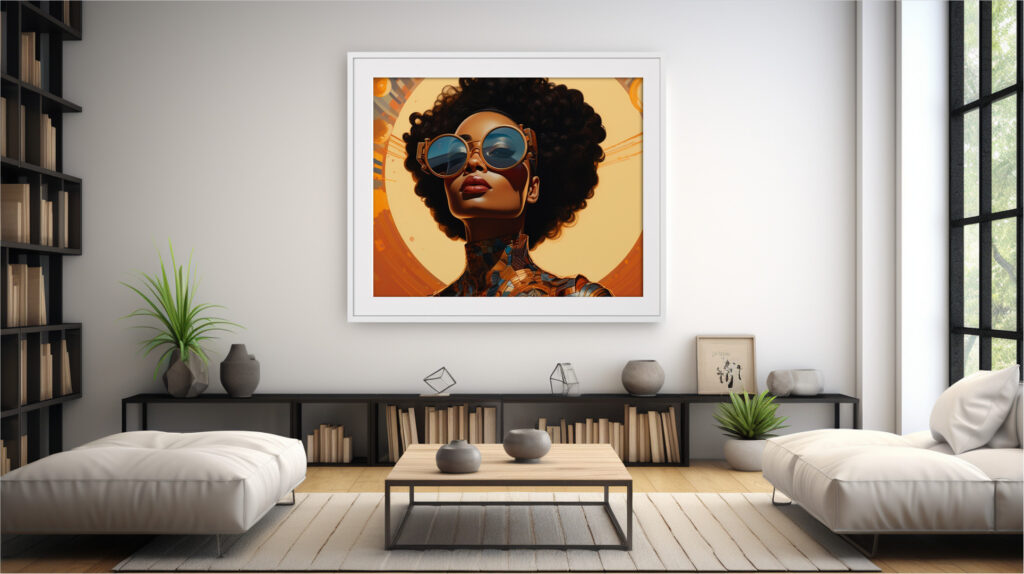 Solis Nova – Afrofuturist Digital Art Print (Multi-Size Pack) - Image 3