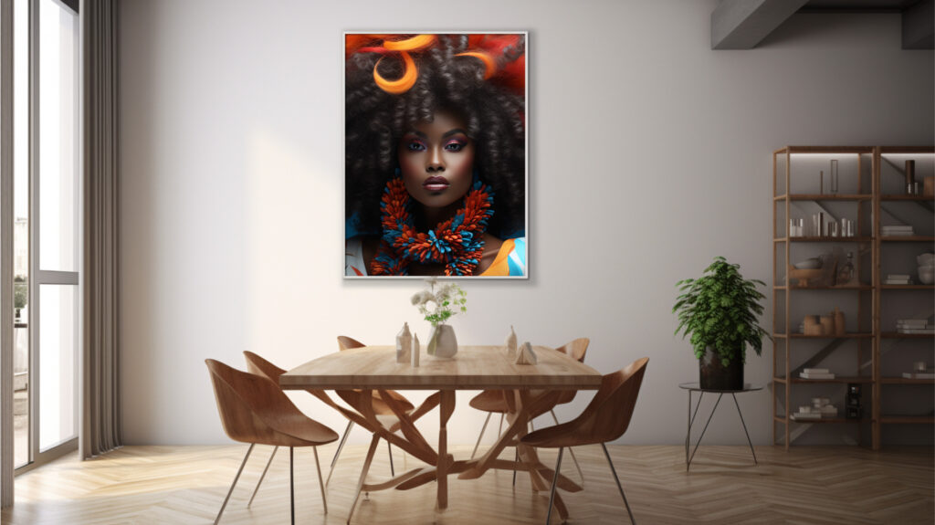 Carnival Couture – Afrocentric Digital Art (Vertical Multi-Size Pack) - Image 9