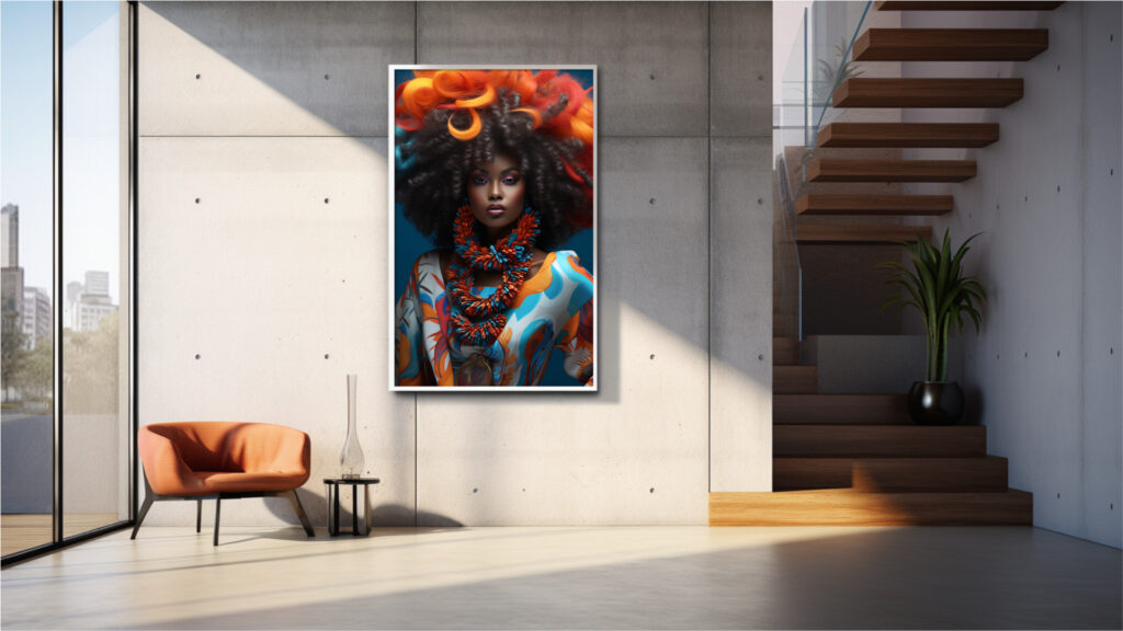 Carnival Couture – Afrocentric Digital Art (Vertical Multi-Size Pack) - Image 8