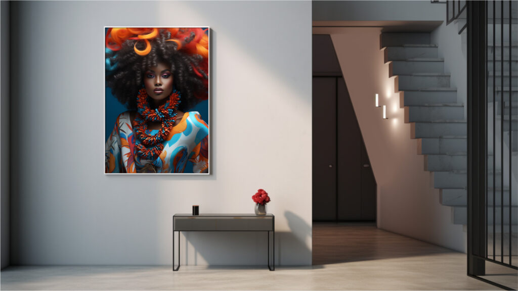 Carnival Couture – Afrocentric Digital Art (Vertical Multi-Size Pack) - Image 7