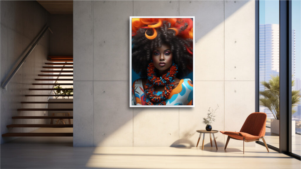 Carnival Couture – Afrocentric Digital Art (Vertical Multi-Size Pack) - Image 4